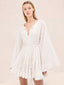 Palmari Knot Emb. Dress Ivory