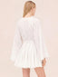 Palmari Knot Emb. Dress Ivory
