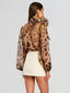 Peregrine Blouse Melting Animal Print