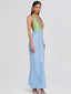 Pixi Embroidered Dress Pistachio/Glace