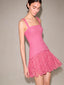 Pomela Mini Dress Fuschia
