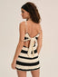 Crochet Rugby Mini Dress