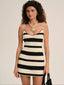Crochet Rugby Mini Dress