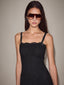 Ravello Dress Black Crochet