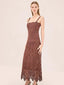 Ravello Dress Brown Crochet