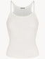 Chloe Rib Tank Ivory