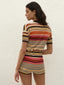 Sable Polo Shirt Murano Stripe