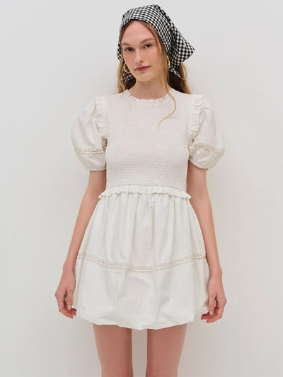 Sandy Mini Dress White