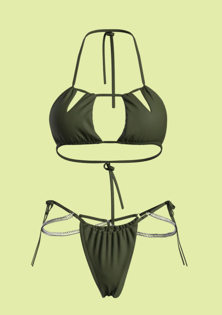 Venice Bikini Top Green