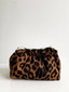 Vintage Leopard Cosmetic Bag Large