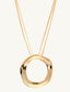 Open Circle Statement Necklace