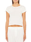 Short Sleeve Baby Tee Ivory
