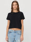 Short Sleeve Boxy Tee Black