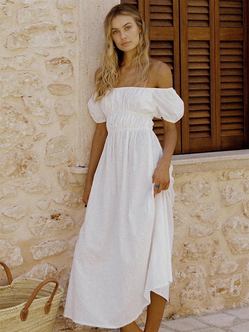 Sofia Maxi Dress White