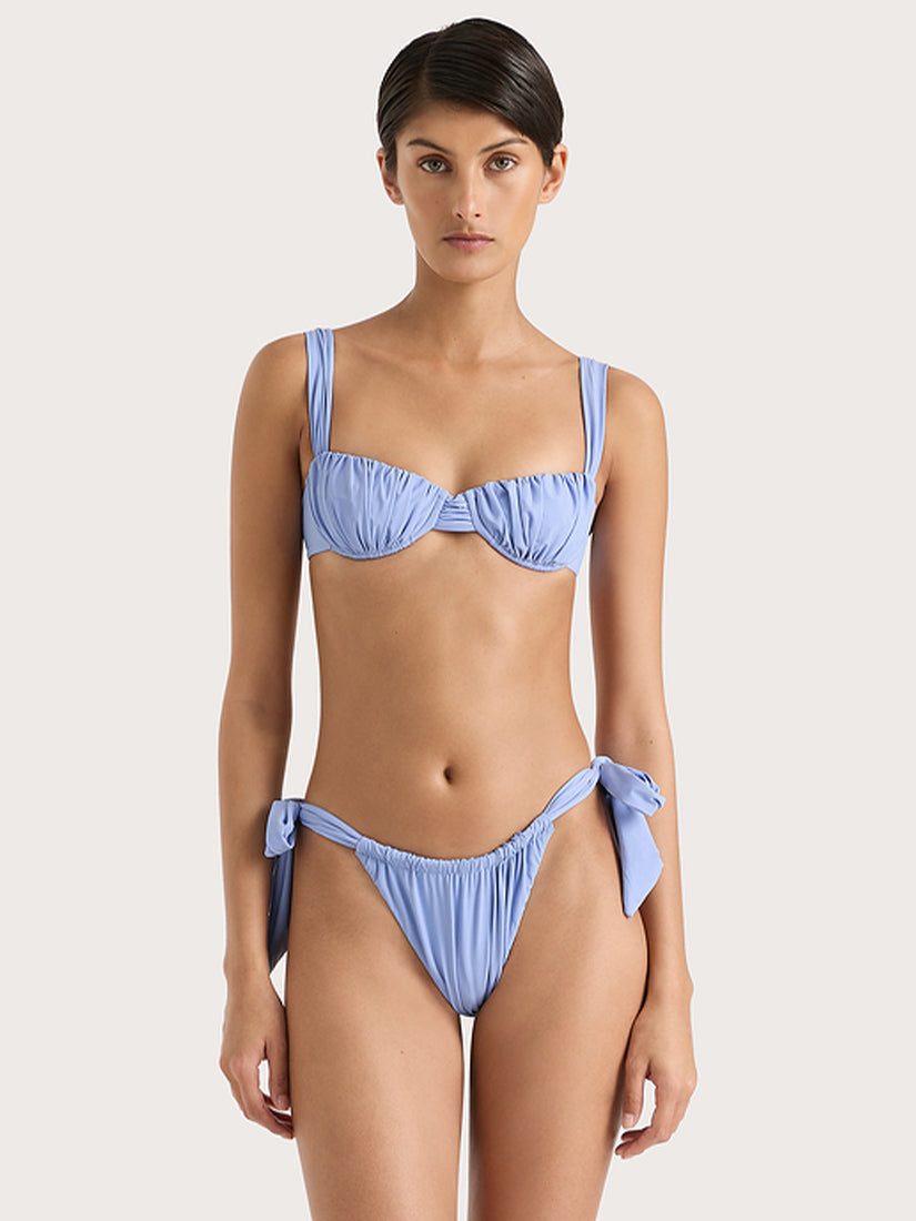 Sol Bikini Top Blue