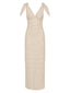 Solana Maxi Dress Lola Polka Dot Cream Black