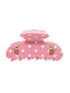 Sweetheart Clip in Lychee Berry Dot