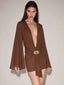 Syros Short Dress Mocha