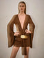 Syros Short Dress Mocha