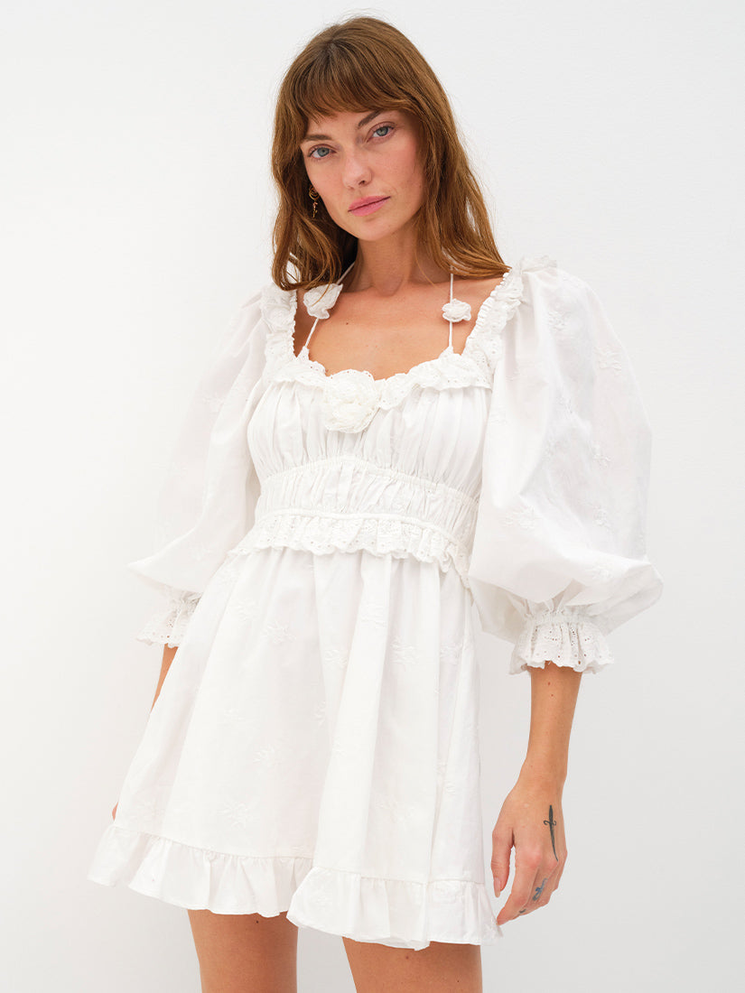 Tiana Mini Dress White