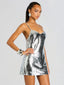 Tula Sequin Dress Silver