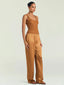 Lillian Satin Pant Dune