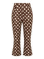 Valeria Capri Pant Cioccolato Dot