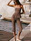 Valeria Capri Pant Cioccolato Dot