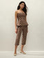 Valeria Capri Pant Cioccolato Dot