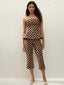 Valeria Capri Pant Cioccolato Dot