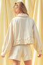 FLORAL EMBELLISHMENT DETAIL JACKET