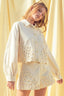 FLORAL EMBELLISHMENT DETAIL JACKET