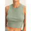 Cropped Tank Knit Top