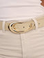 Sculpted Flow Belt in Ivory