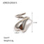 Chunky Wrap Around Heart Ring: Gold
