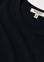 Cotton Modal Slub Crew Tee Black