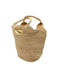 St. Tropez Straw Handbag Cappucino