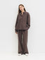 The Ellen Set Striped Brown