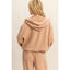 Casual Chic Zip-Front Set Dark Taupe
