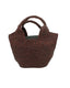 St. Tropez Straw Handbag Cappucino