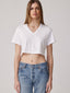 Bash Crop Tee White