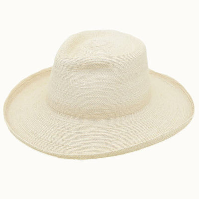 Fine Palm Leaf Straw Pencil Brim Western Hat, UPF 50+