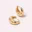 14K Gold-Dipped Bold Hoop Earring White Gold