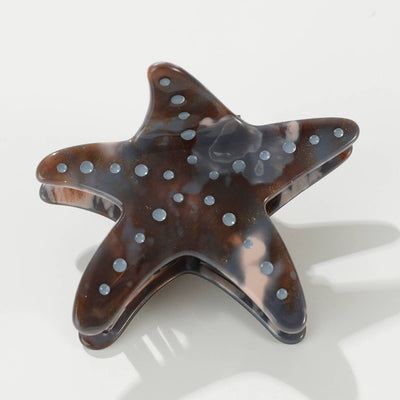 Calacatta Starfish | Medium Painted Starfish Claw Clip: Assorted