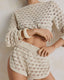 Mini Shorts With An Openwork Heart Pattern Maris