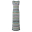 Chevron Knit Maxi Dress