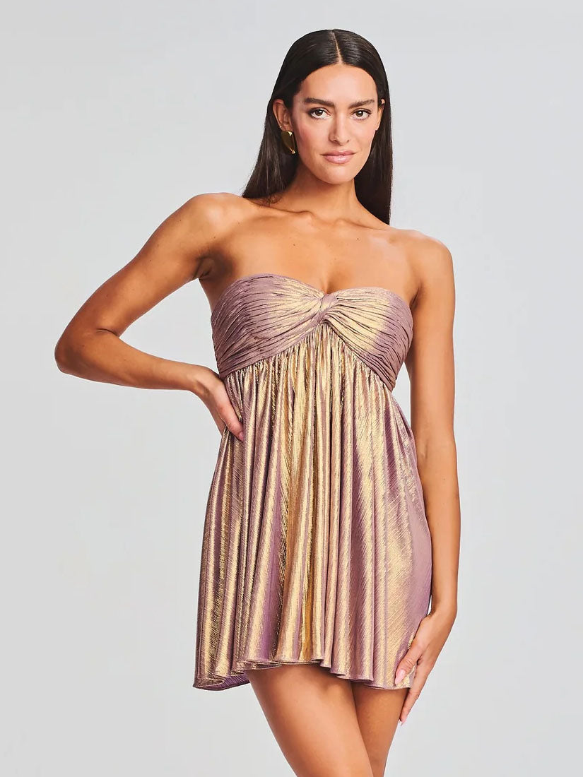 Kaiser Dress Purple/Gold