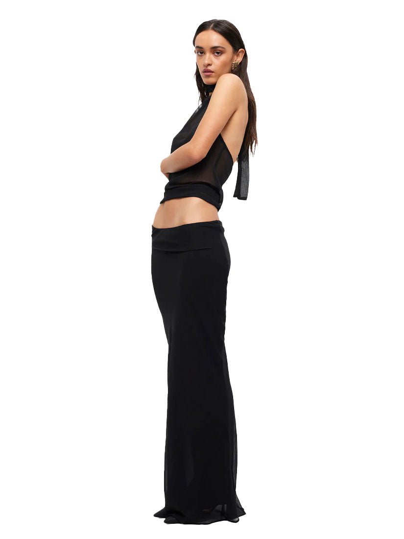 Lux Tie Top Onyx