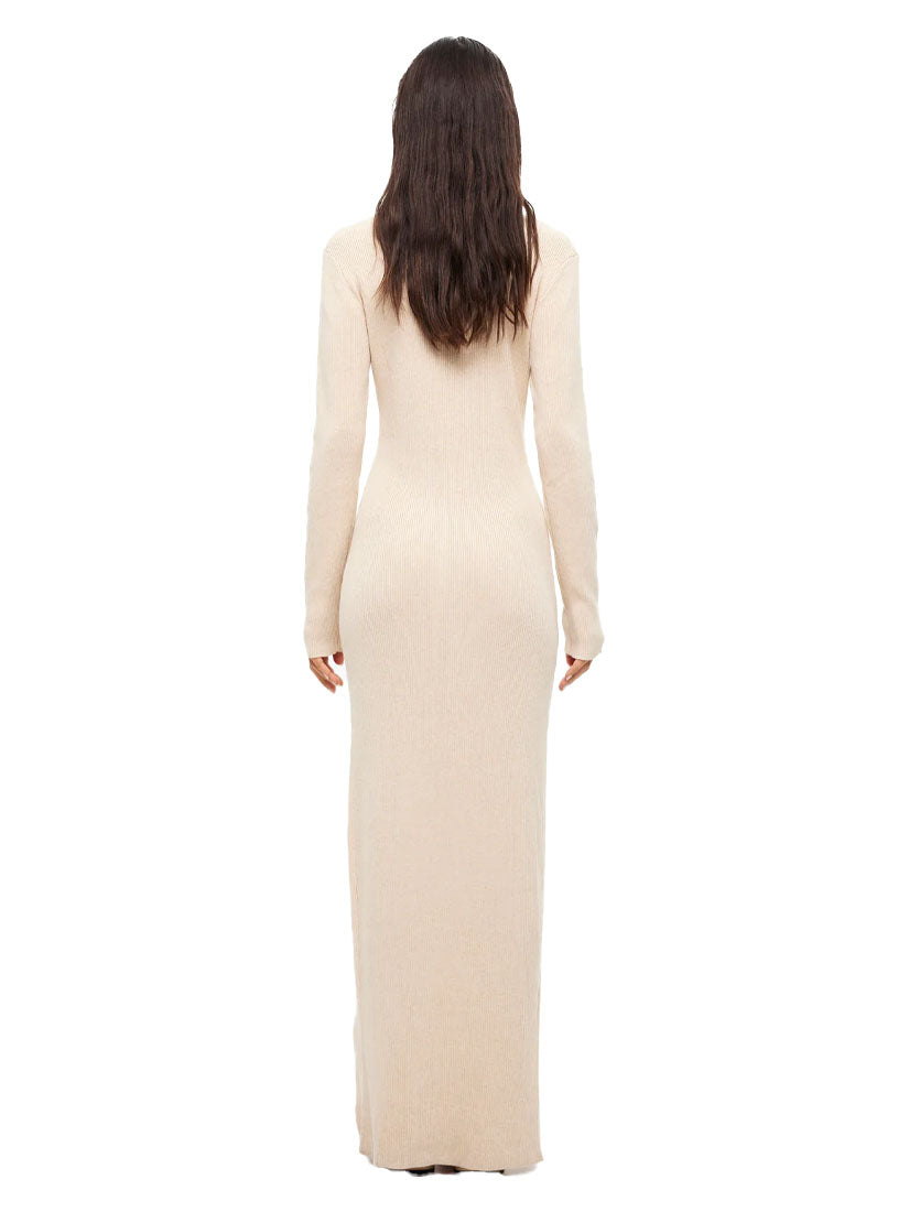 Opulence Maxi Dress Beige