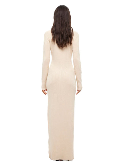 Opulence Maxi Dress Beige